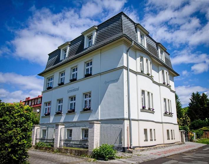 Ferienhaus für 4 Personen, mit Ausblick und Garten in Marienbad