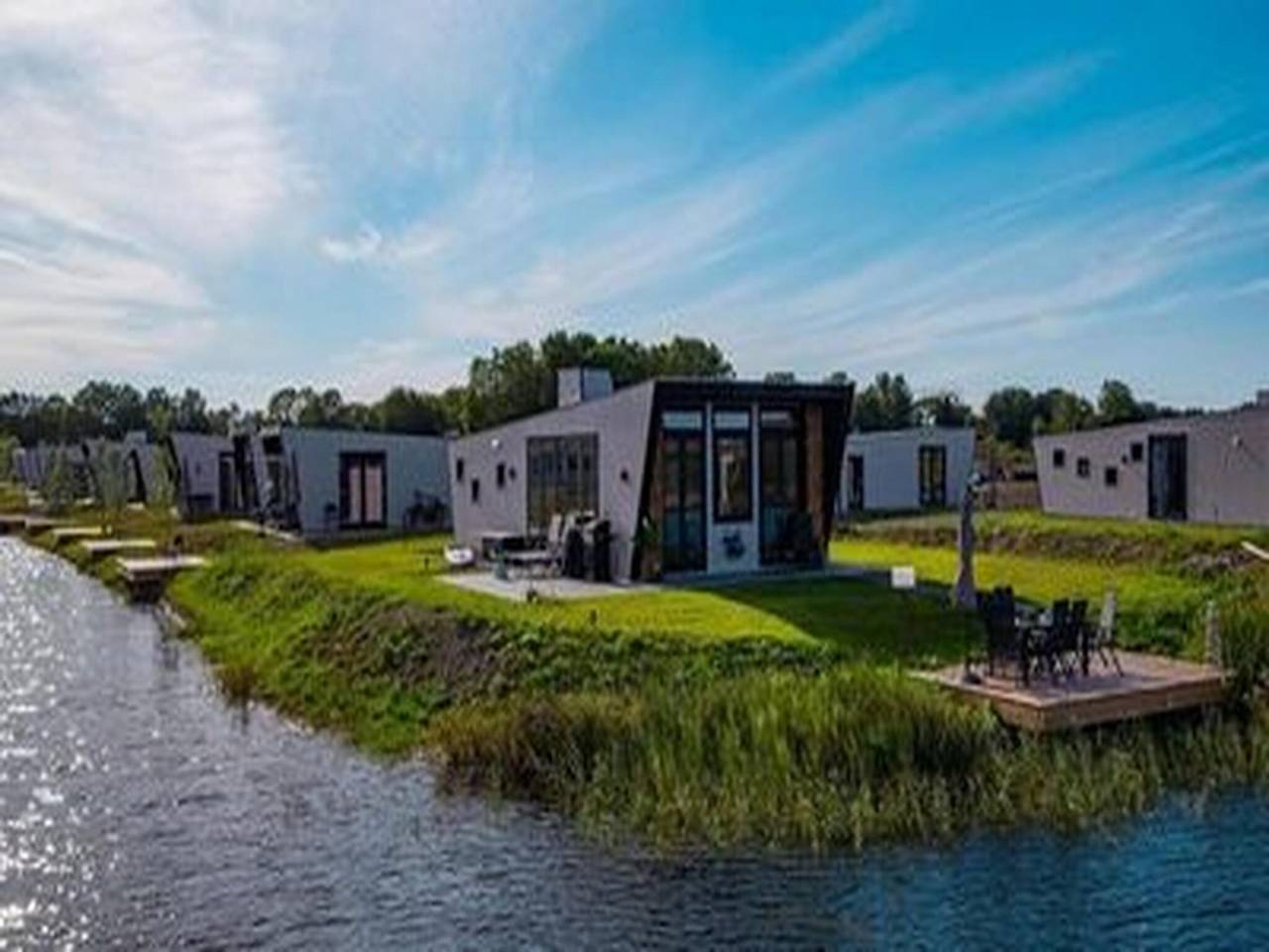 Modernes Chalet in Kampen im Ferienpark in Kampen, Veluwemeer