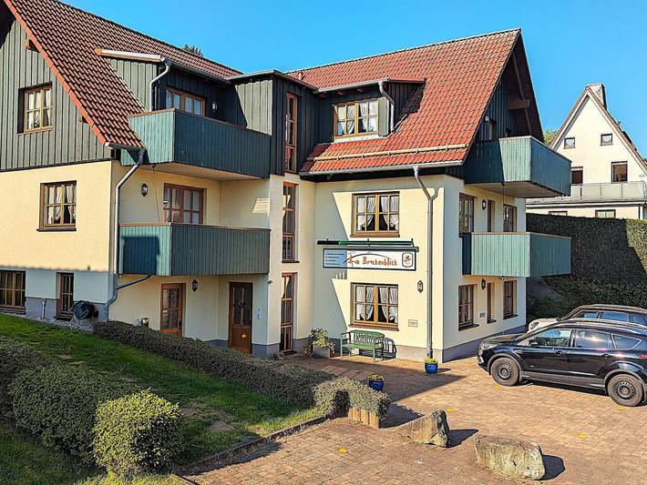 Ferienwohnung für 2 Personen, mit Balkon und Garten sowie Ausblick in Sorge