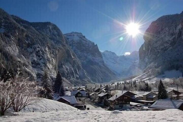 Vakantiewoning voor 3 personen, met terras in Lauterbrunnen
