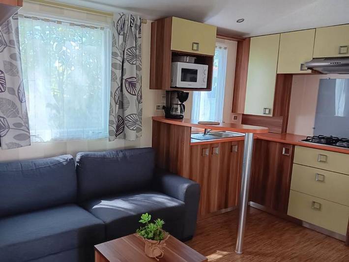 Camping La Prévoté - Mobilheim 4 personen - Mobil Home 2 Zimmer 4 Pers Relax in Saint-Hilaire-de-Riez, Loire-Tal