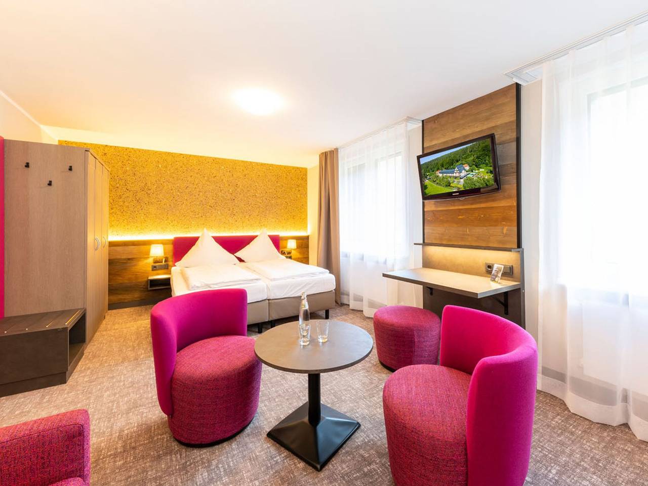 Hotel Waldmühle - Doppelzimmer Natur in Zella-Mehlis, Rennsteig