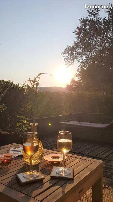 Villa pour 6 personnes, avec jardin et terrasse ainsi que vue et piscine à Opio - 2