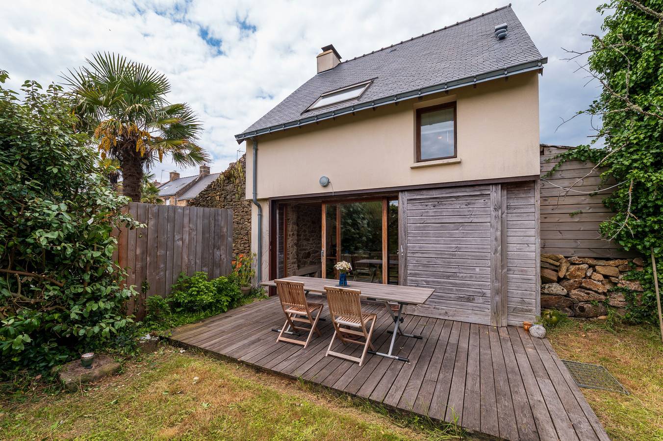 Casa de vacaciones 'A La Saline Plage À 10min À Pied' con terraza, jardín y Wi-Fi in Saint-Gildas-de-Rhuys, Côte des Mégalithes