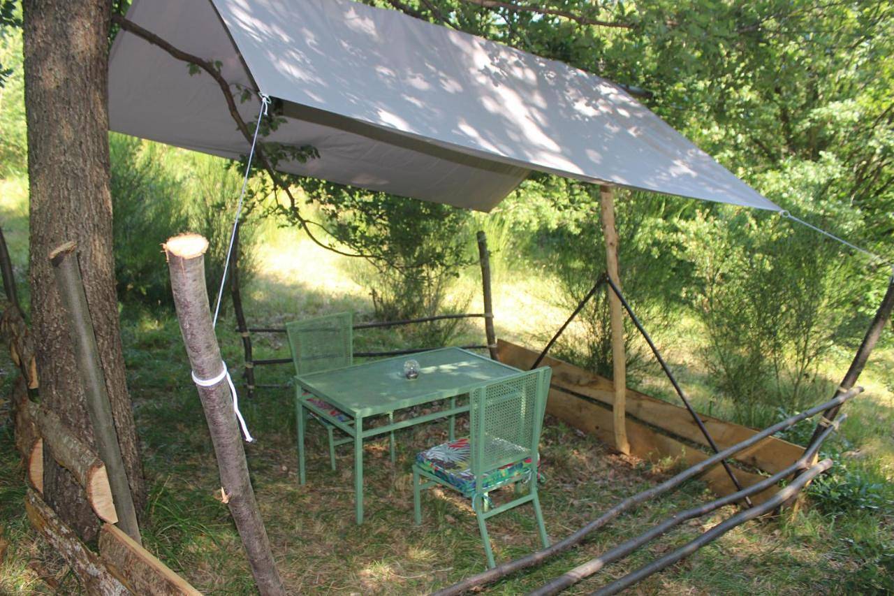 L'école des Cévennes, "La tente suspendue" in Saint-Privat-de-Vallongue, Parc national des Cévennes