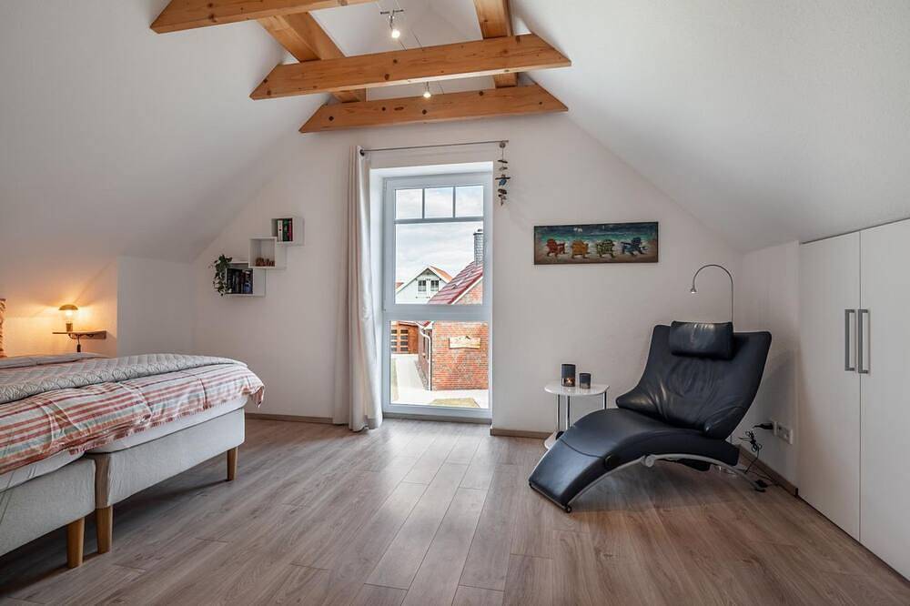 Seeblick Warin - Seeblick Warin: Luxus-Ferienhaus direkt am See in Warin, Nordwestmecklenburg (Wismar und Umgebung)