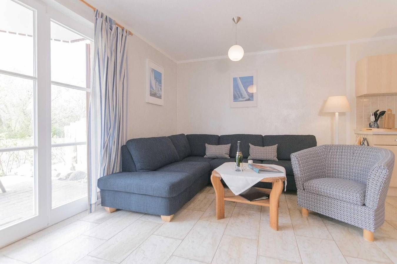 Ganze Wohnung, Erdgeschoss-Wohnung Lf 5.1 im Haus Windflüchter im Ostseebad Wustrow in Ostseebad Wustrow, Wustrow