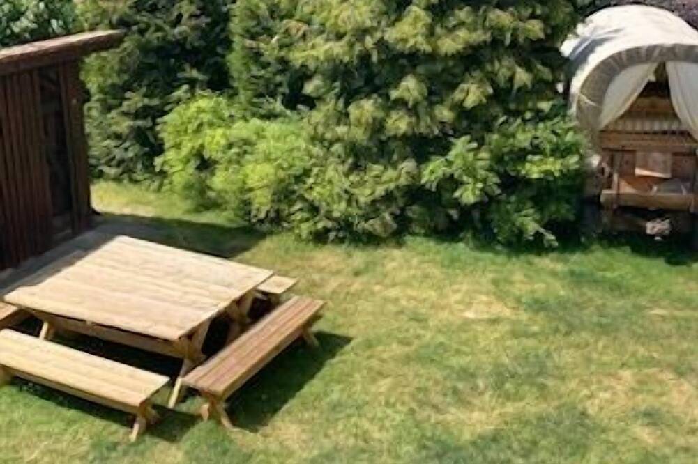 Ganze Wohnung, Urlaub mitten im Lieblichen Taubertal - 80qm Wohnung mit gemütlichem Freisitz im Garten in Bad Mergentheim, Taubertal