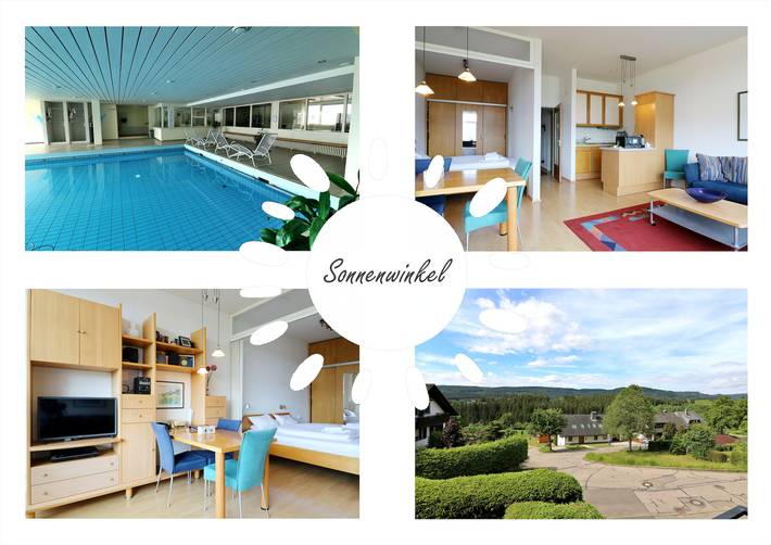 Ferienwohnung für 3 Personen, mit Sauna und Balkon in Lenzkirch