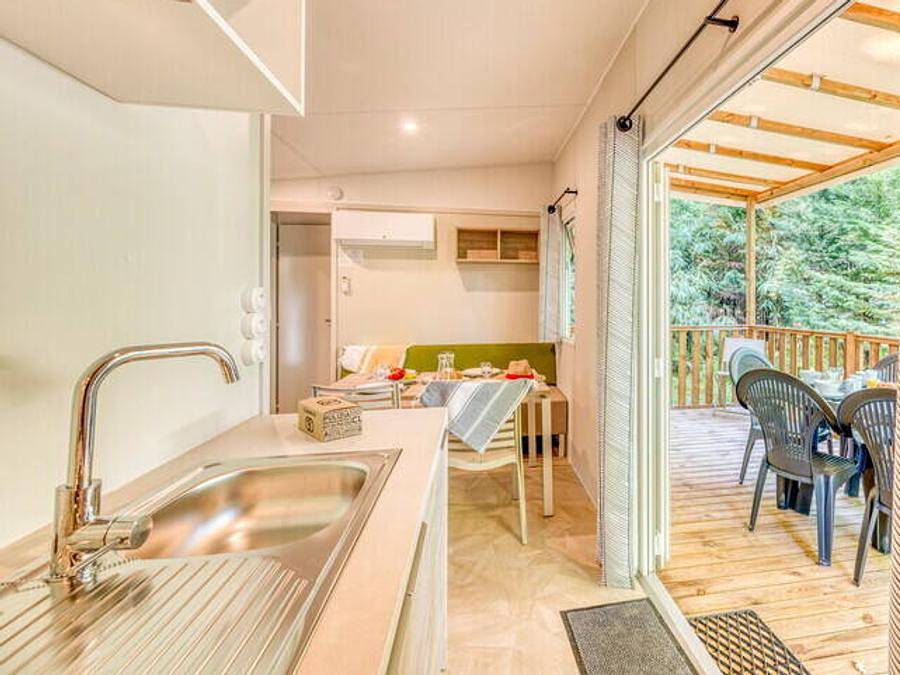 Club del Sole Tenuta Primero Grado Family Resort - Mobilheim 6 personen - Mobilheim | Comfort | 3 Zi. | 6 Pers. | Erhöhte Terrasse | Clim. in Grado, Görz Provinz