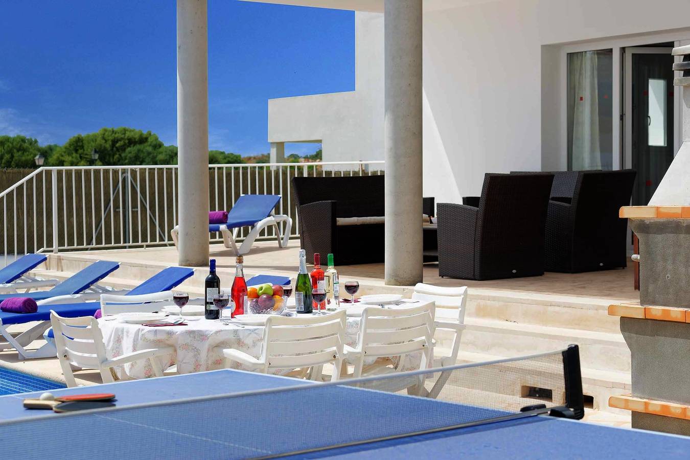 Villa für 9 Personen mit Balkon in Cala d'Or, Santanyí