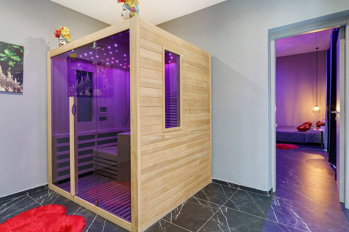 Appartement entier, Suite Infinity - Jacuzzi & Sauna Privée, Vue Mer, Wi-Fi et Climatisation in Porto Empedocle, Province de Agrigento
