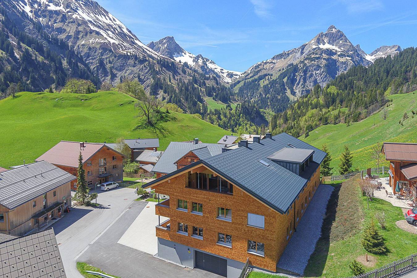 Geheel vakantieappartement, Appartement, bad, Wc, balkon in Schröcken, Bregenzerwoud