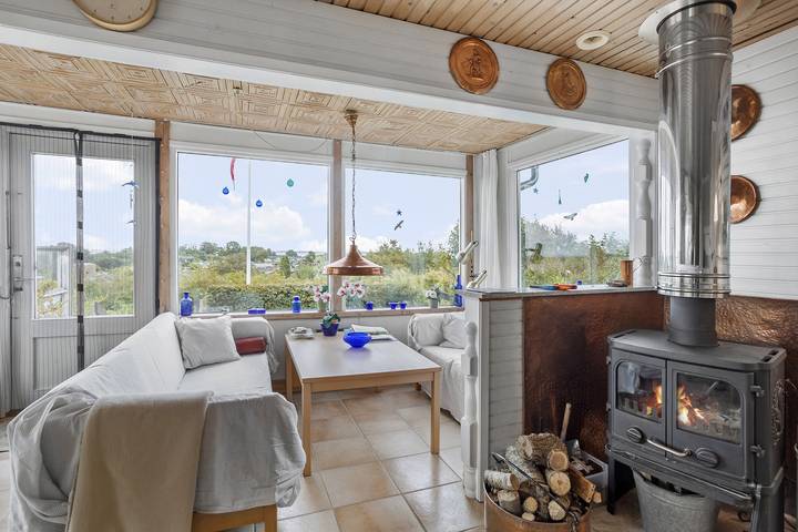 Sommerhaus mit Ausblick in Eskov Strandpark, Limfjord in Westjütland