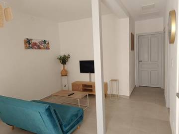 Gîte pour 3 personnes, avec terrasse et jardin à Salses-le-Château