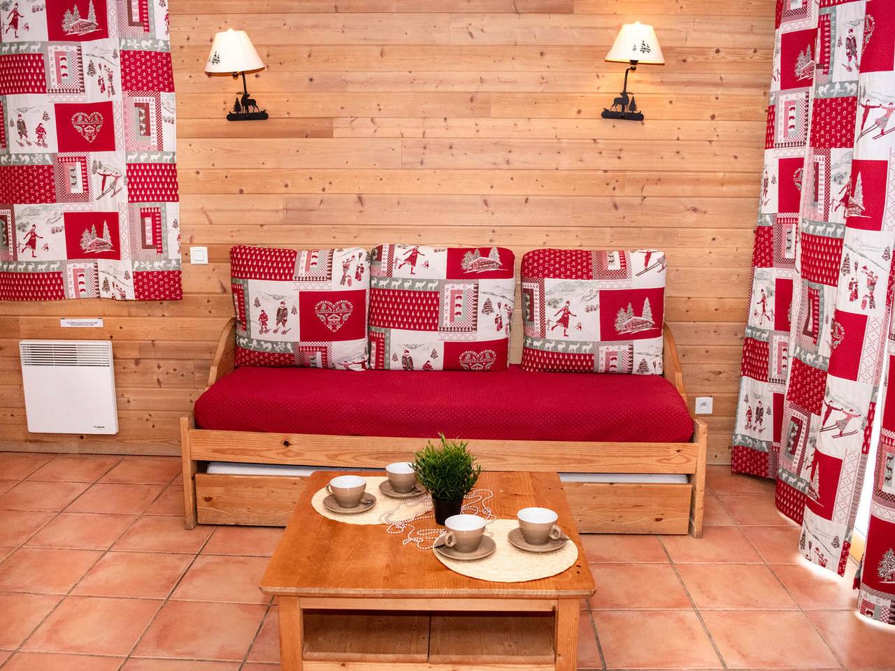 Studio entier, Studio 4 personnes avec balcon et parking à Pra Loup 1500 in Pra-Loup (station de ski), Pra-Loup