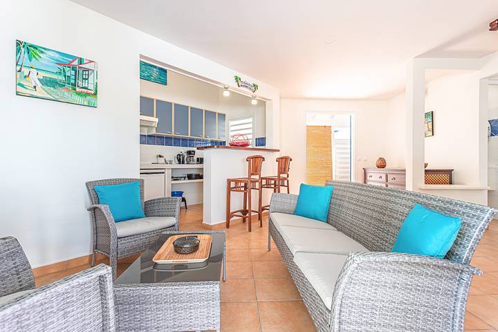 Location de vacances pour 6 personnes, avec terrasse ainsi que piscine et jardin dans Golf international de Saint François - 4