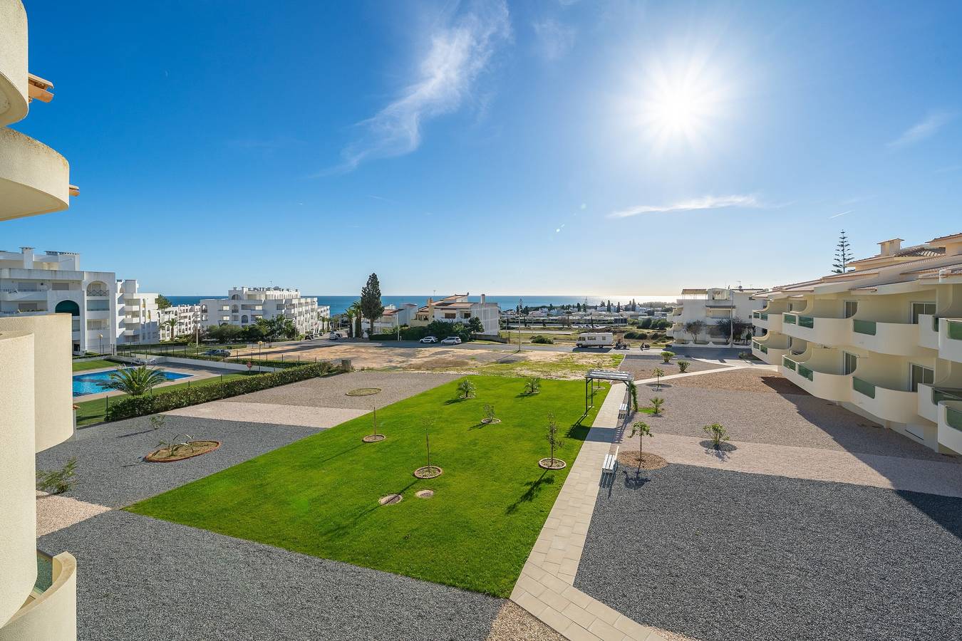 Ganze Wohnung, T1-Apartment mit Meerblick, Block 3-Eg D, mit Wlan und Klimaanlage in Alporchinhos (Atlantikküste), Porches