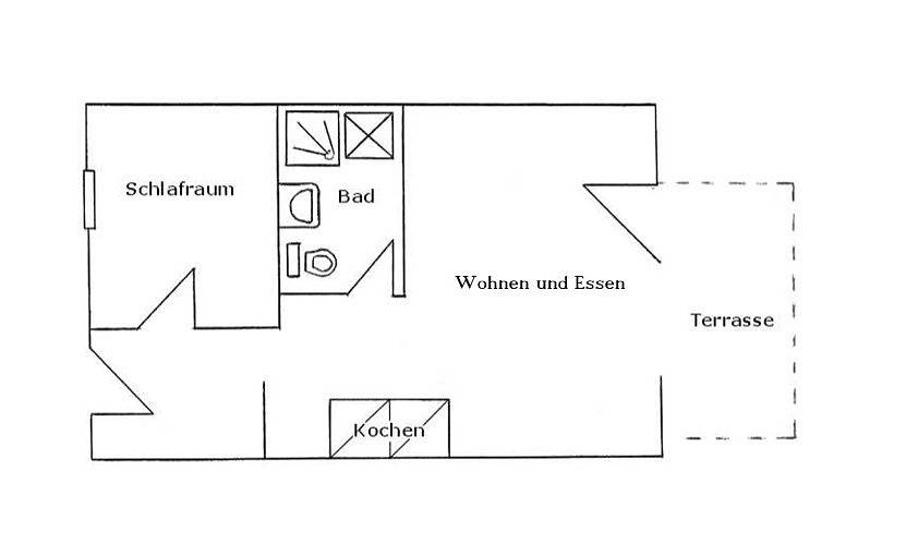 Ganze Ferienwohnung, App. Ostermann - 2-Raum-Fewo in Büsum, Dithmarschen