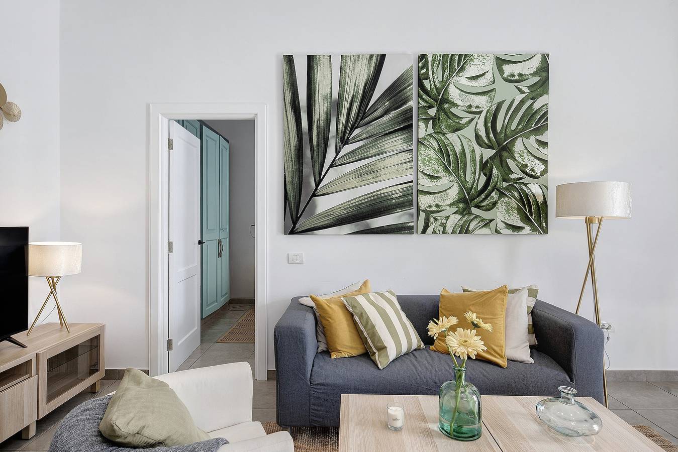Geheel appartement, Vakantiehuis "Urban Park Aloe" met Uitzicht op Zee, Terras & Wifi in Los Llanos de Aridane, La Palma Zuid