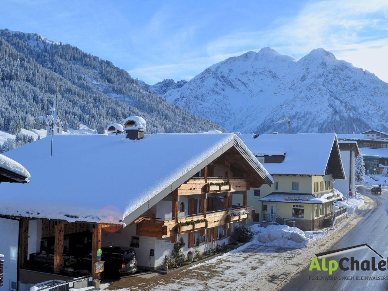Ganze Ferienwohnung, Alp-Chalet - Ferienwohnungen - 1-Raum Studio Appartement Nr. 3, 4, 9 in Hirschegg Kleinwalsertal, Mittelberg