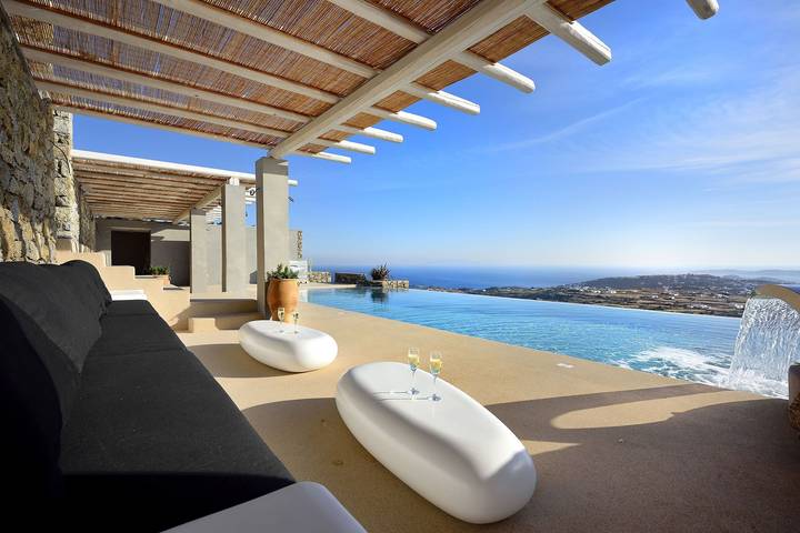 Villa mit pool für 6 Personen, mit Whirlpool und Terrasse sowie Garten auf Mykonos - 4