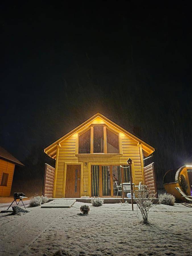 Domek letniskowy dla 5 osób, z basen i sauna oraz ogród i widok, zwierzęta dozwolone w Podkarpacie