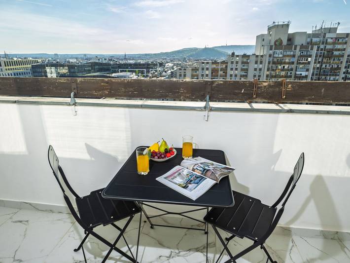 Ferienwohnung für 2 Personen, mit Balkon in Budapest - 2