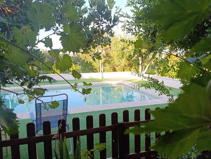 Location de vacances pour 2 personnes, avec sauna et piscine ainsi que vue et jardin à El Viso de San Juan - 4
