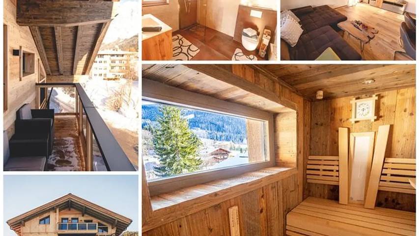 Ferienwohnung für 6 Personen, mit Balkon und Sauna
