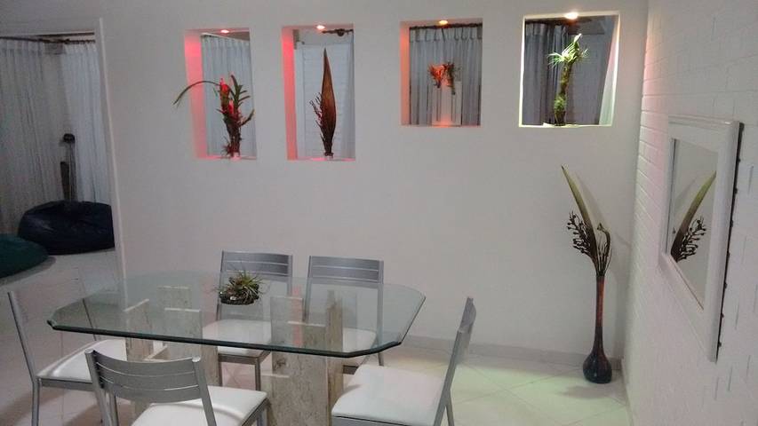 Villa for 32 people, with balcony and hot tub as well as yard in Brazil