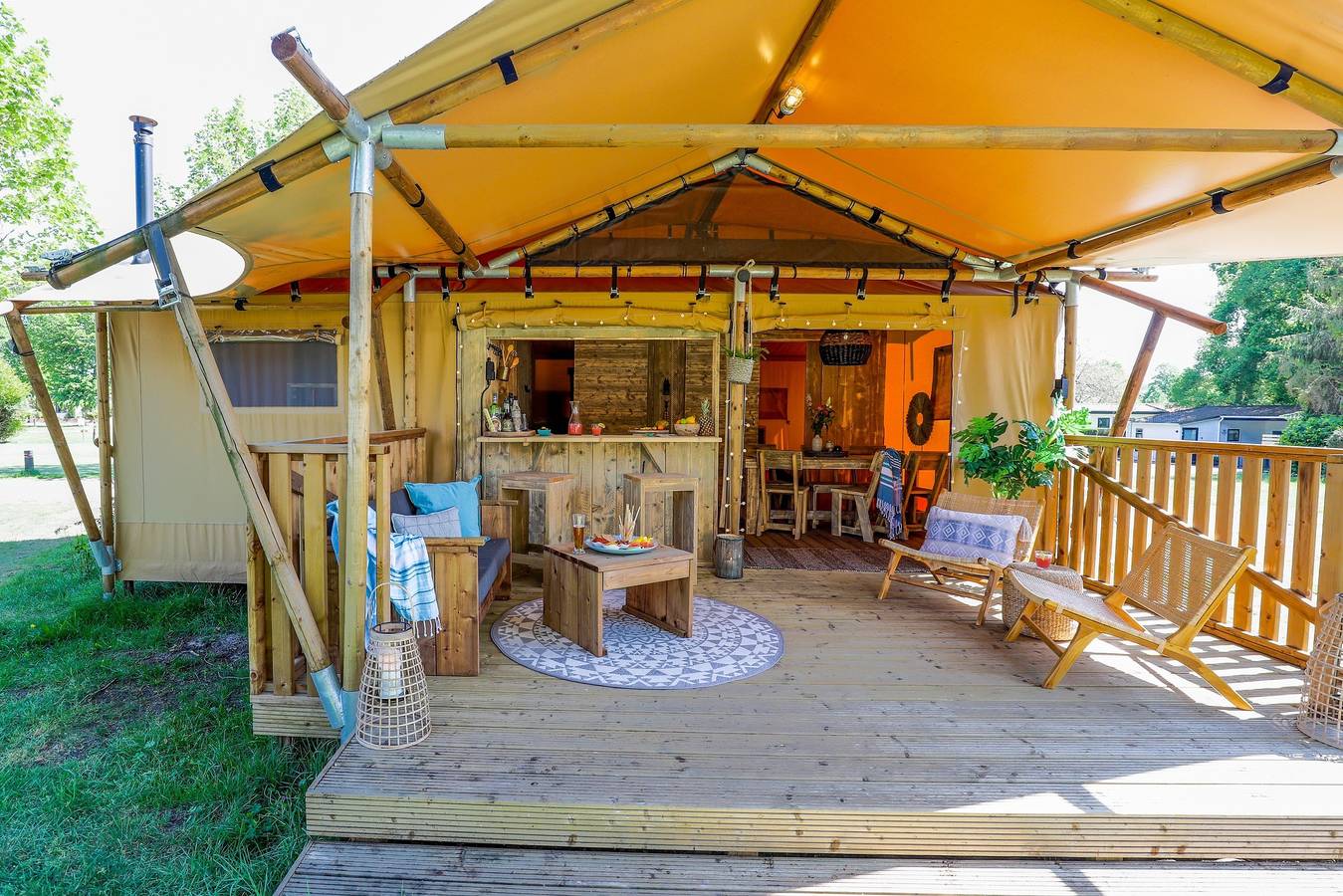 Glamping voor 5 Personen in Uden, Noord-Brabant