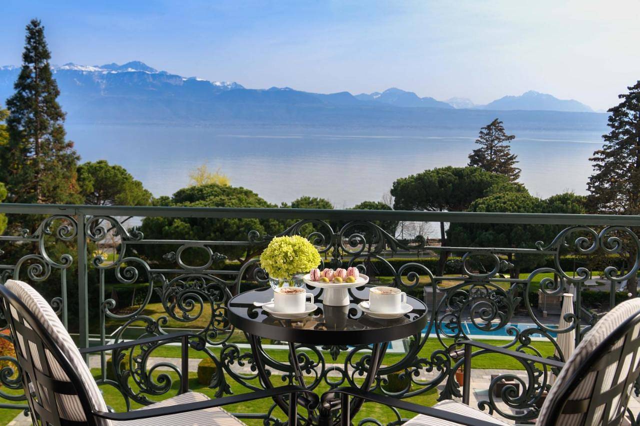 Beau-Rivage Palace in Lausanne, Lac Léman