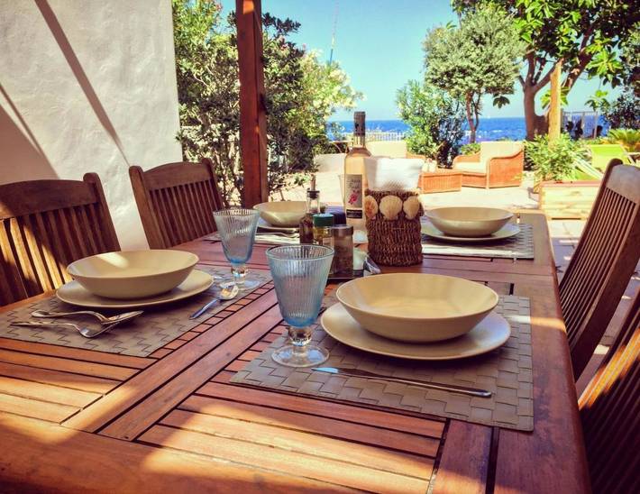 Ferienhaus mit Meerblick für 7 Personen, mit Garten in Palermo