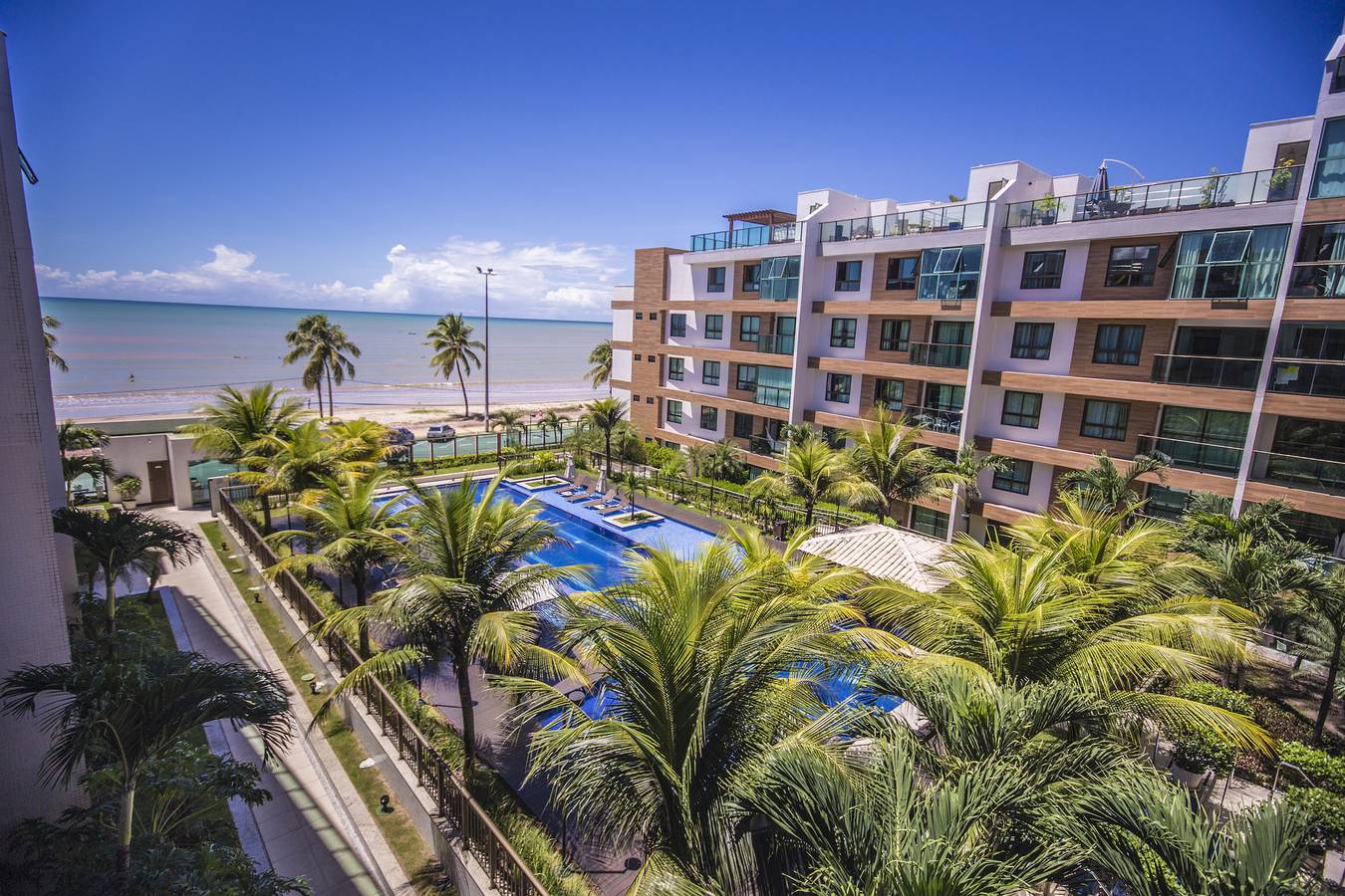 Geheel appartement, Vakantieappartement voor 6 personen met kinderzwembad in Cabo Branco, João Pessoa (gemeente)