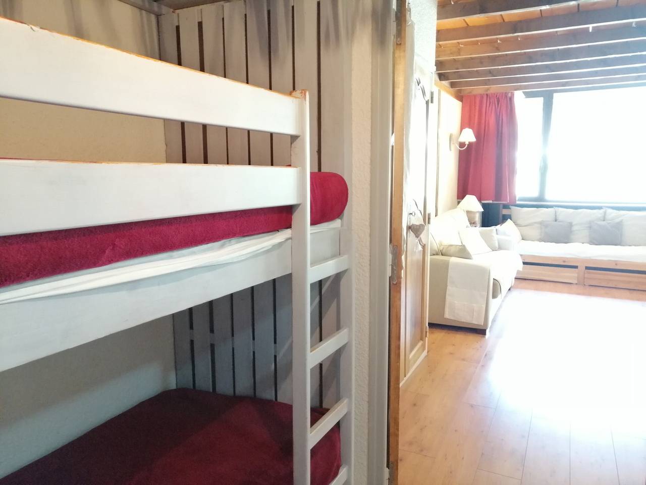 Estudio entero, Estudio renovado, balcón sur a pistas, 4 personas, en Pra Loup in Pra-Loup, Uvernet-Fours
