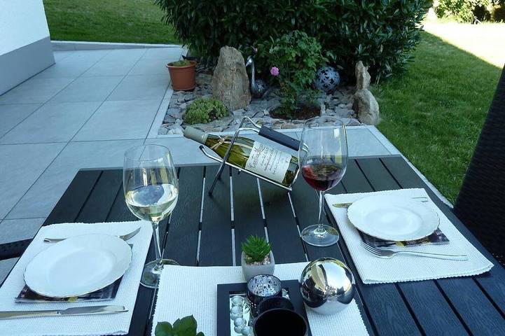 Ferienwohnung für 4 Personen, mit Balkon und Garten in Zenting