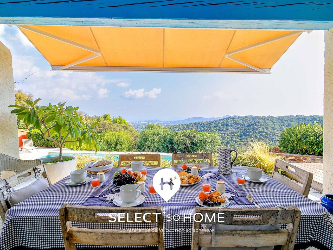 Peaceful villa with pool and sea view in Bormes in Bormes-les-Mimosas, Nationaal park Port-Cros