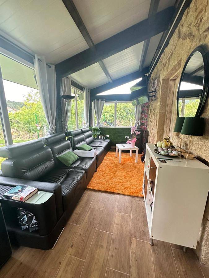 Location de vacances pour 6 personnes, avec piscine ainsi que balcon et vue à Padrón - 3