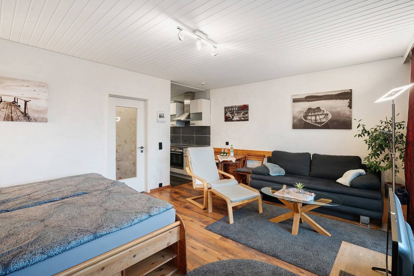 Studio Appartement 'Ferienwohnung In Prien' met Uitzicht op de Bergen, Balkon en Wi-Fi, foto 7