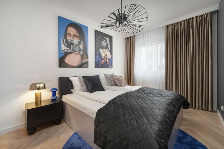 Appartement entier, Elegant Apartment for 6 persons | Balcony | Parking in Wrocław, Bas-Silésie