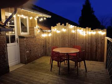 Gîte pour 4 personnes, avec terrasse et jardin, animaux acceptés à Franleu
