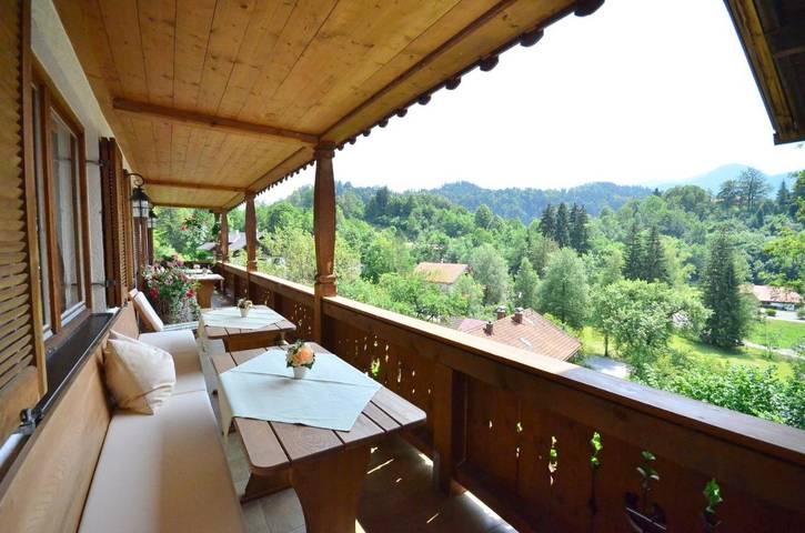 BnB für 2 Personen, mit Balkon und Terrasse sowie Garten und Sauna in Fischbachau