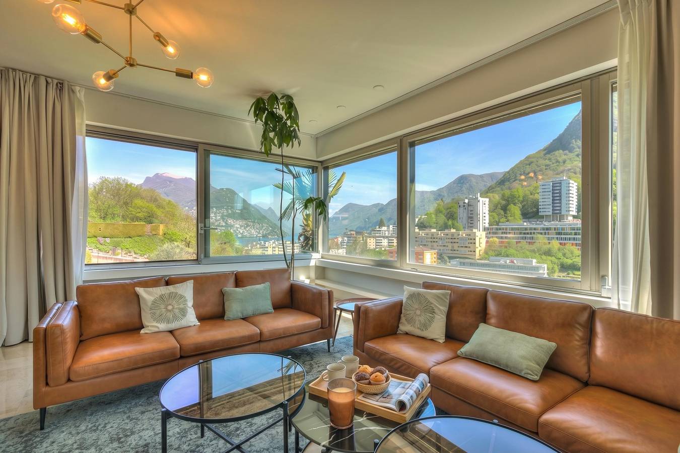 Lugano Lake view villa w. private pool in Pambio-Noranco, Lugano