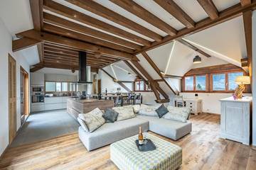 Gîte pour 6 personnes, avec vue et jardin ainsi que piscine et balcon à Arenthon