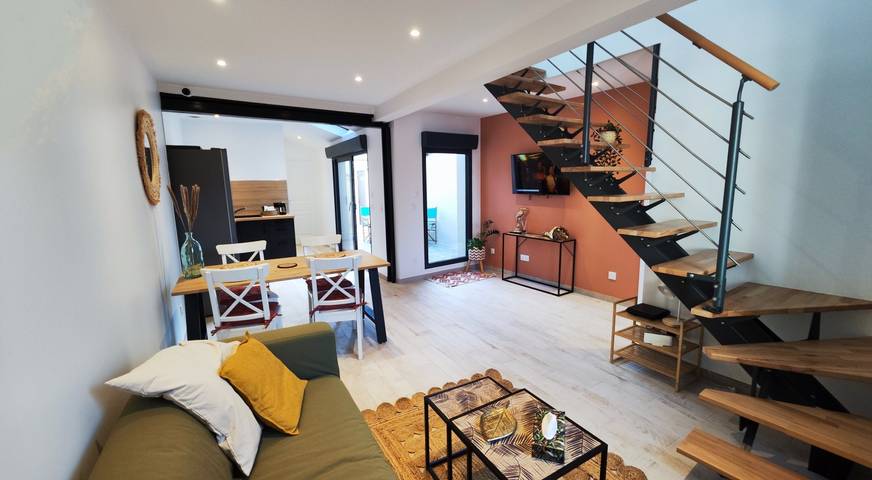 Gîte pour 4 personnes, avec terrasse dans Plage du Crotoy