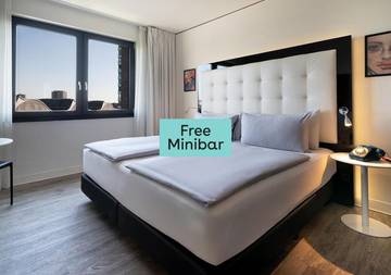 Hotel für 2 Personen, mit Ausblick und Terrasse sowie Sauna in Hamburg-Mitte