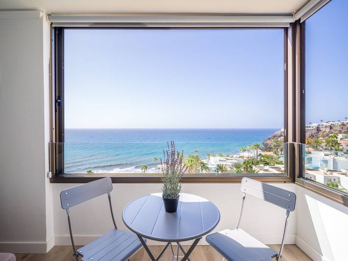Ferienwohnung für 2 Personen, mit Meerblick und Garten in Playa del Águila