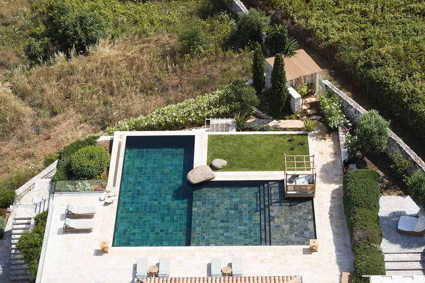 Exquisite Corfu Villa | Beachfront Villa Allure | 6 Bedrooms | Private Heated Pool | Children’s playground | Bbq Area with Dining Table  | Direct Access to Private Beach | Kassiopi in Corfu