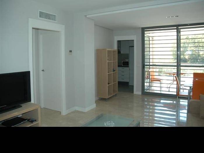 Apartamento de férias inteiro, Apartamento de dos dormitorios en urbanización con pista padel. in El Verger, Costa Blanca